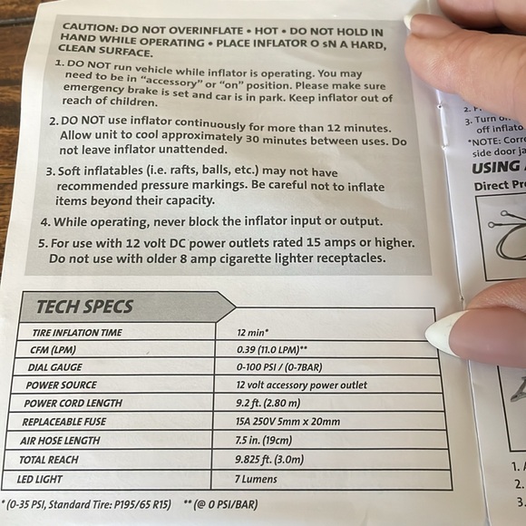 Slime power sport Inflater kit - Picture 5 of 5